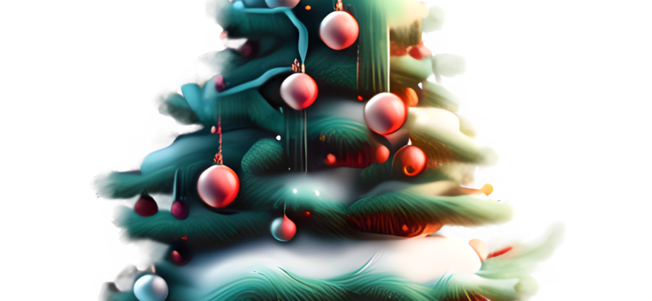 Freebie Christmas Tree Transparent PNG @ Copyright Designs by Forte