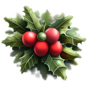 Christmas Holly - Designs by Forte Copyright @ 2023