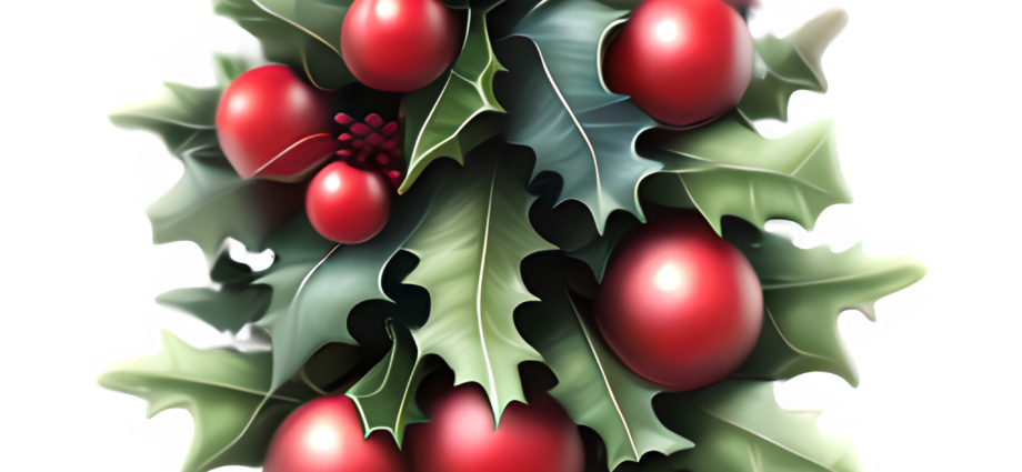 Christmas Holly - Designs by Forte Copyright @ 2023