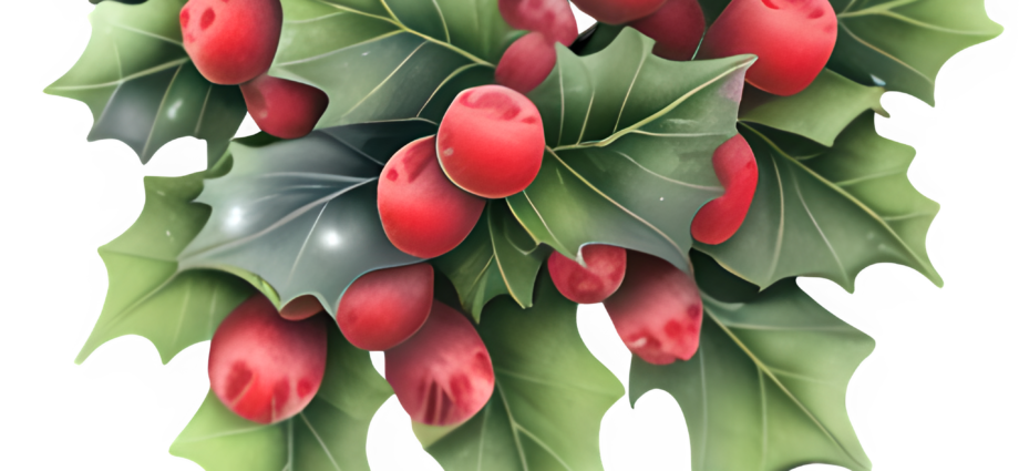 Christmas Holly - Designs by Forte Copyright @ 2023