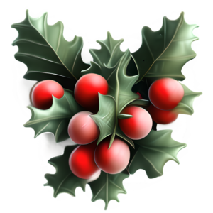 Christmas Holly - Designs by Forte Copyright @ 2023