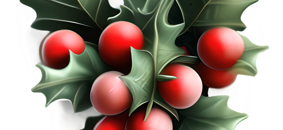 Christmas Holly - Designs by Forte Copyright @ 2023