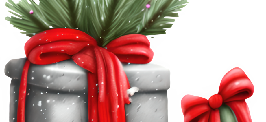 Christmas Present PNG Transparent - Copyright Designs by Forte