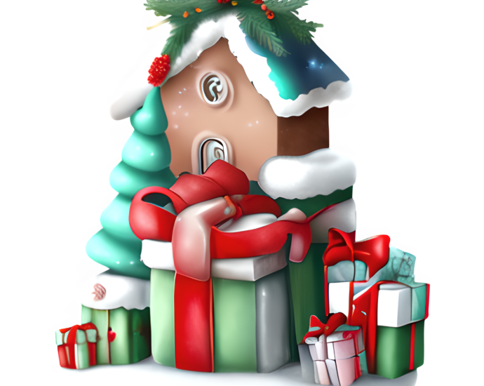 Christmas Present PNG Transparent - Copyright Designs by Forte