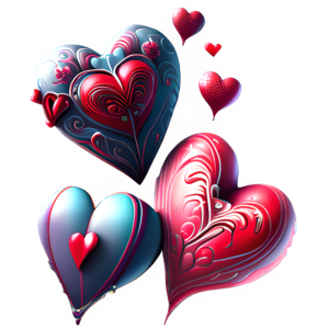 Valentine Hearts - Designs by Forte @ Copyright 2024