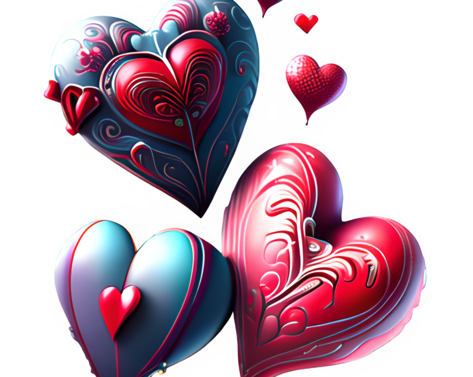 Valentine Hearts - Designs by Forte @ Copyright 2024