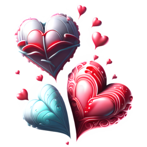 Valentine Hearts - Designs by Forte @ Copyright 2024