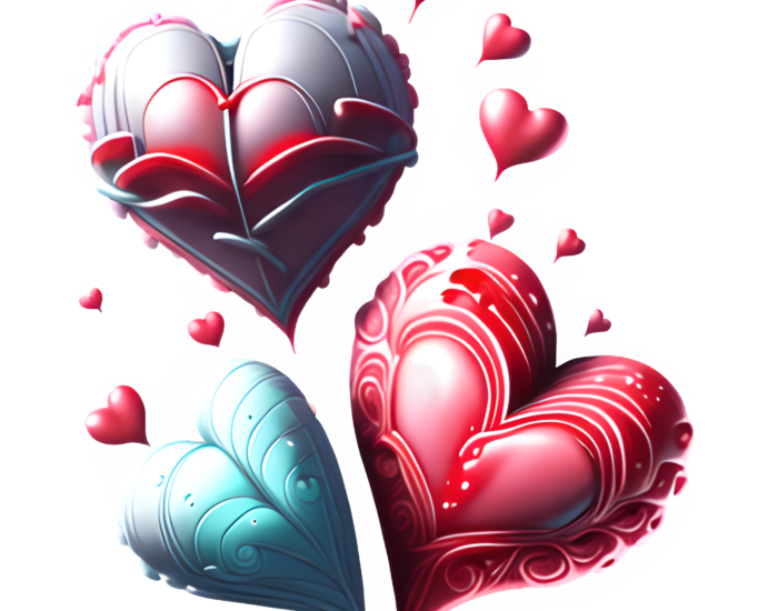 Valentine Hearts - Designs by Forte @ Copyright 2024