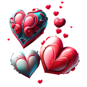 Valentine Hearts - Designs by Forte @ Copyright 2024