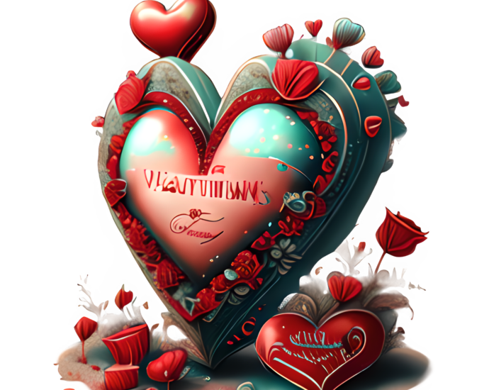 Vintage Valentine Hearts - Designs by Forte @ Copyright 2024