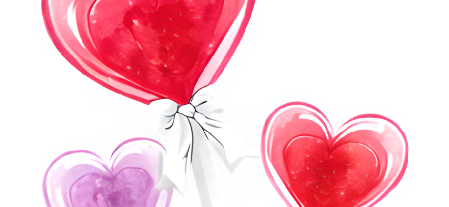 Valentine Heart Suckers Candy - Designs by Forte @ Copyright 2024