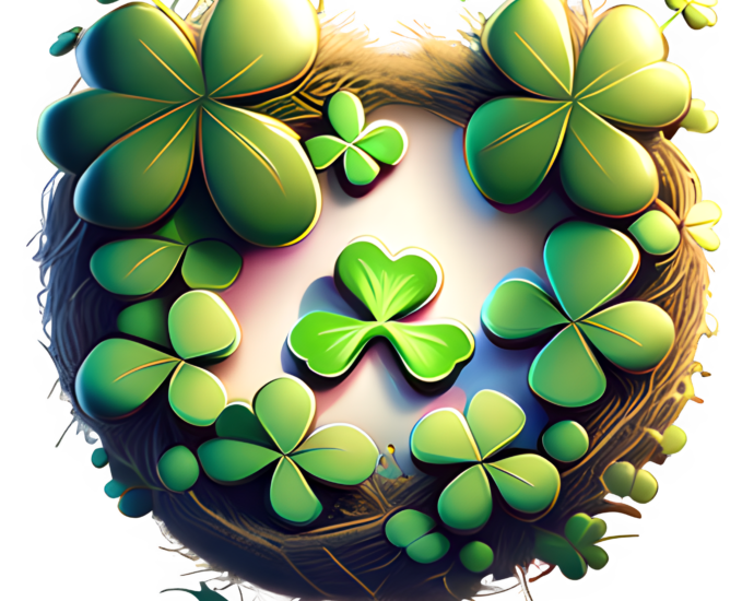 Saint Patrick's Day Wreath @ Copyright Designs by Forte