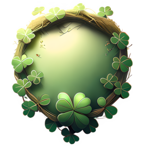 Saint Patrick's Day Wreath @ Copyright Designs by Forte