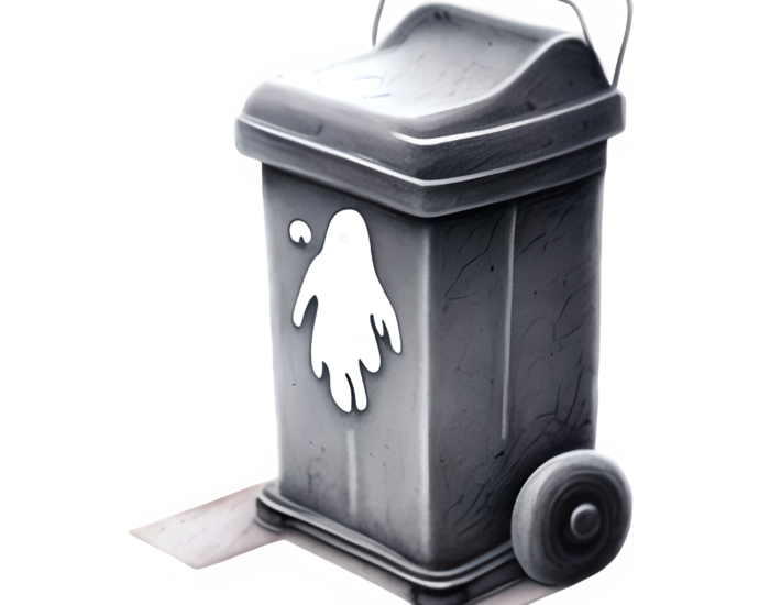 Ghost Trash Bin @ Copyright Designs by Forte