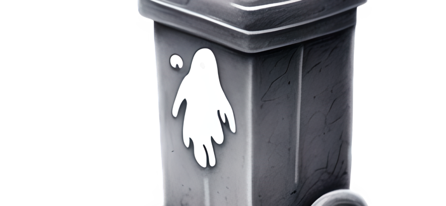 Ghost Trash Bin @ Copyright Designs by Forte