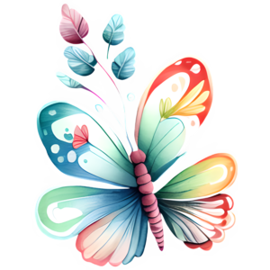 Butterflies Clip Art Designs by Forte @ Copyright 2024