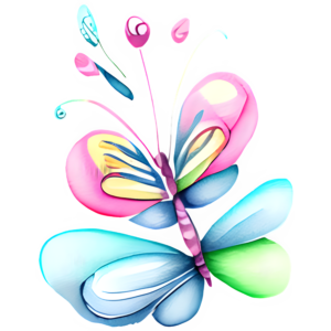 Butterflies Clip Art Designs by Forte @ Copyright 2024