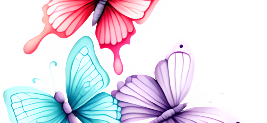 Butterflies Clip Art Designs by Forte @ Copyright 2024