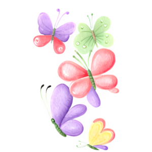 Butterflies Clip Art Designs by Forte @ Copyright 2024
