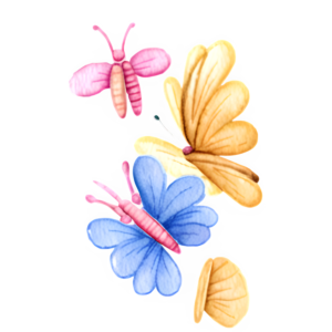 Butterflies Clip Art Designs by Forte @ Copyright 2024