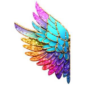 Rainbow Fairy Wings @ Copyright Designs by Forte