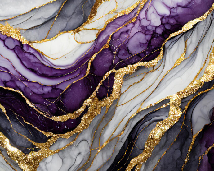 2000 x 2000 Alcohol Purple & Gold Texture - Designs by Forte