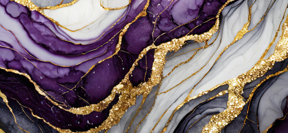 2000 x 2000 Alcohol Purple & Gold Texture - Designs by Forte