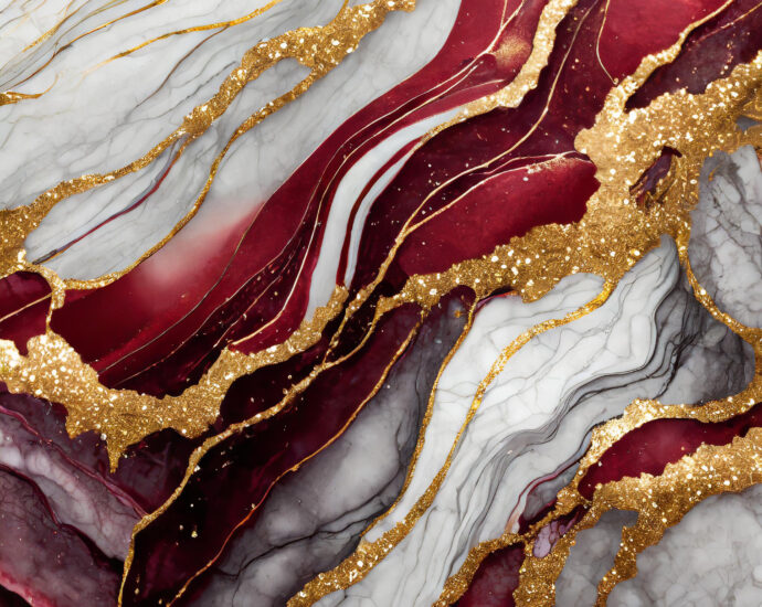 2000 x 2000 Alcohol Red & Gold Texture - Designs by Forte