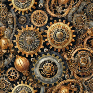 Steampunk Gear Textures 2000 x 2000 - Designs by Forte