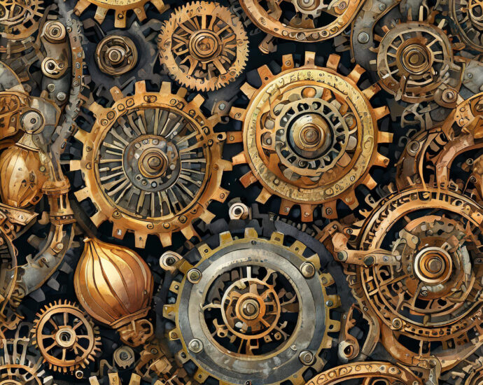 Steampunk Gear Textures 2000 x 2000 - Designs by Forte