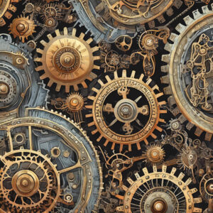 Steampunk Gear Textures 2000 x 2000 - Designs by Forte