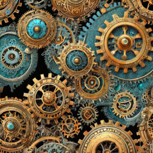 Steampunk Gear Textures 2000 x 2000 - Designs by Forte