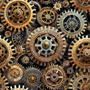 Steampunk Gear Textures 2000 x 2000 - Designs by Forte