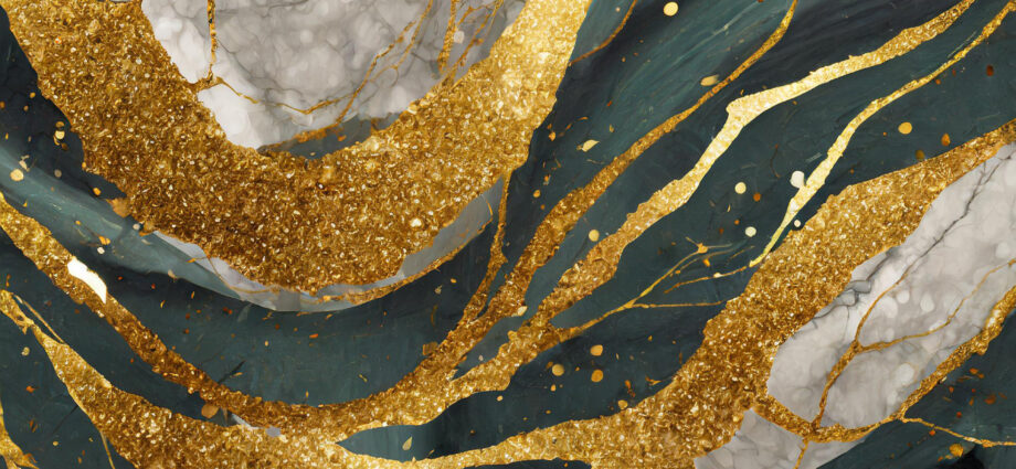 2000 x 2000 Alcohol Green & Gold Texture - Designs by Forte