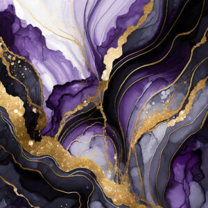 2000 x 2000 Alcohol Purple & Gold Texture - Designs by Forte