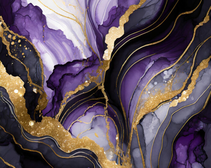 2000 x 2000 Alcohol Purple & Gold Texture - Designs by Forte