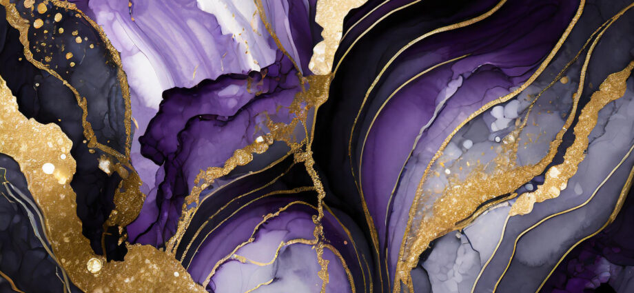 2000 x 2000 Alcohol Purple & Gold Texture - Designs by Forte