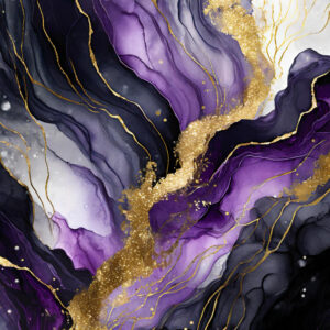 2000 x 2000 Alcohol Purple & Gold Texture - Designs by Forte