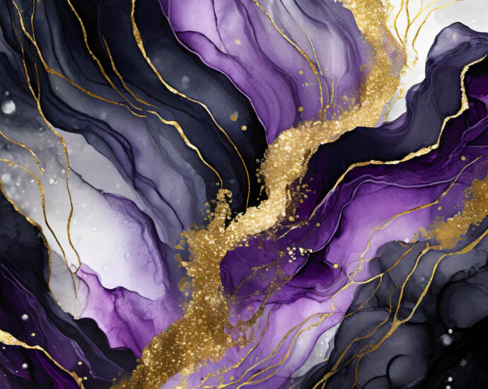 2000 x 2000 Alcohol Purple & Gold Texture - Designs by Forte