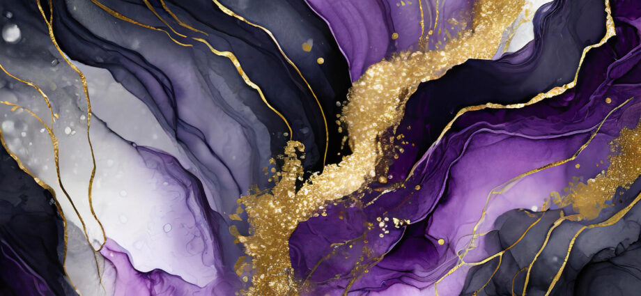 2000 x 2000 Alcohol Purple & Gold Texture - Designs by Forte