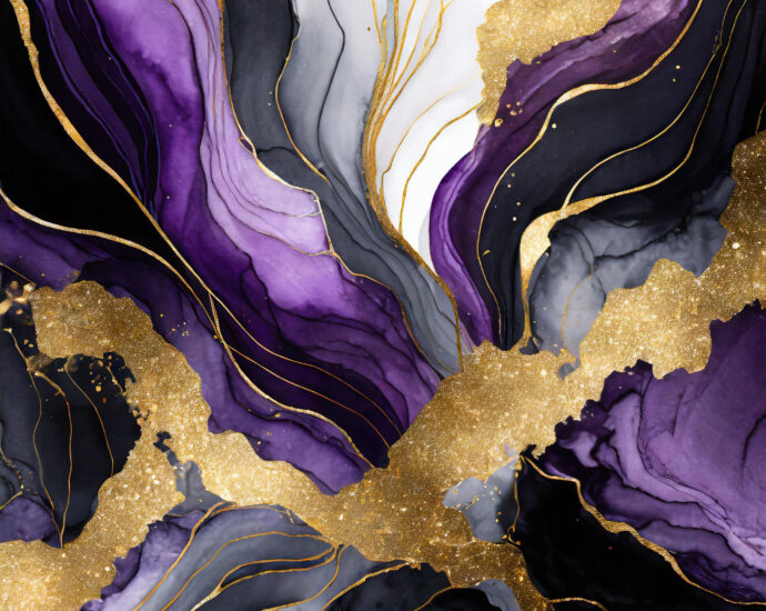 2000 x 2000 Alcohol Purple & Gold Texture - Designs by Forte