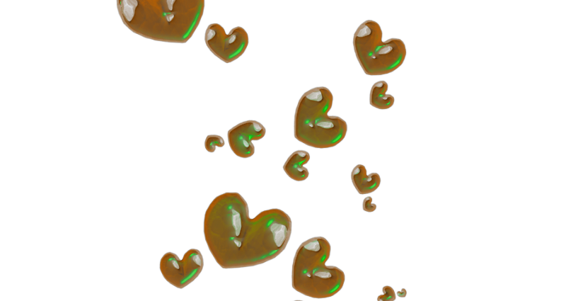 Heart Overlay 800 x 800 PNG Format - Designs by Forte