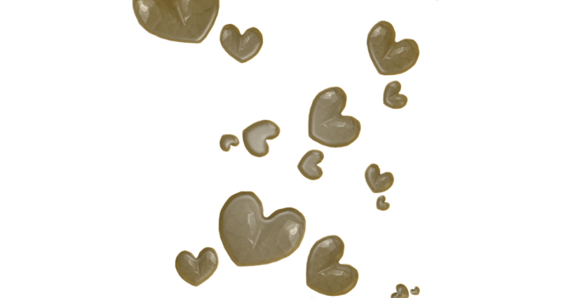 Heart Overlay 800 x 800 PNG Format - Designs by Forte