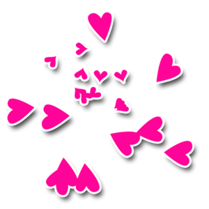 Heart Overlay 800 x 800 PNG Format - Designs by Forte