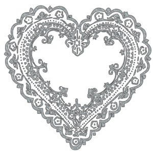 Heart Frame 800 x 800 - Created by Designs by Forte