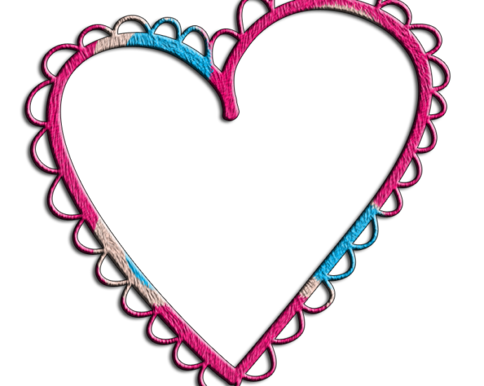 Heart Frame 800 x 800 - Created by Designs by Forte