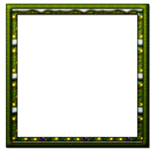 Christmas Digital Frame 800 x 800 PNG Format Created by Designs by Forte