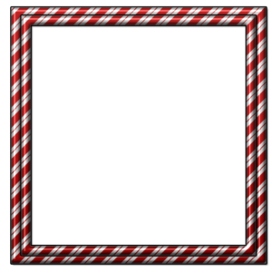 Christmas Digital Frame 800 x 800 PNG Format Created by Designs by Forte