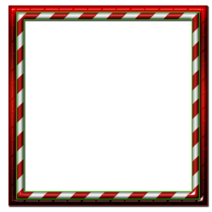 Christmas Digital Frame 800 x 800 PNG Format Created by Designs by Forte