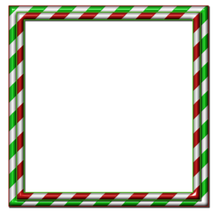 Christmas Digital Frame 800 x 800 PNG Format Created by Designs by Forte